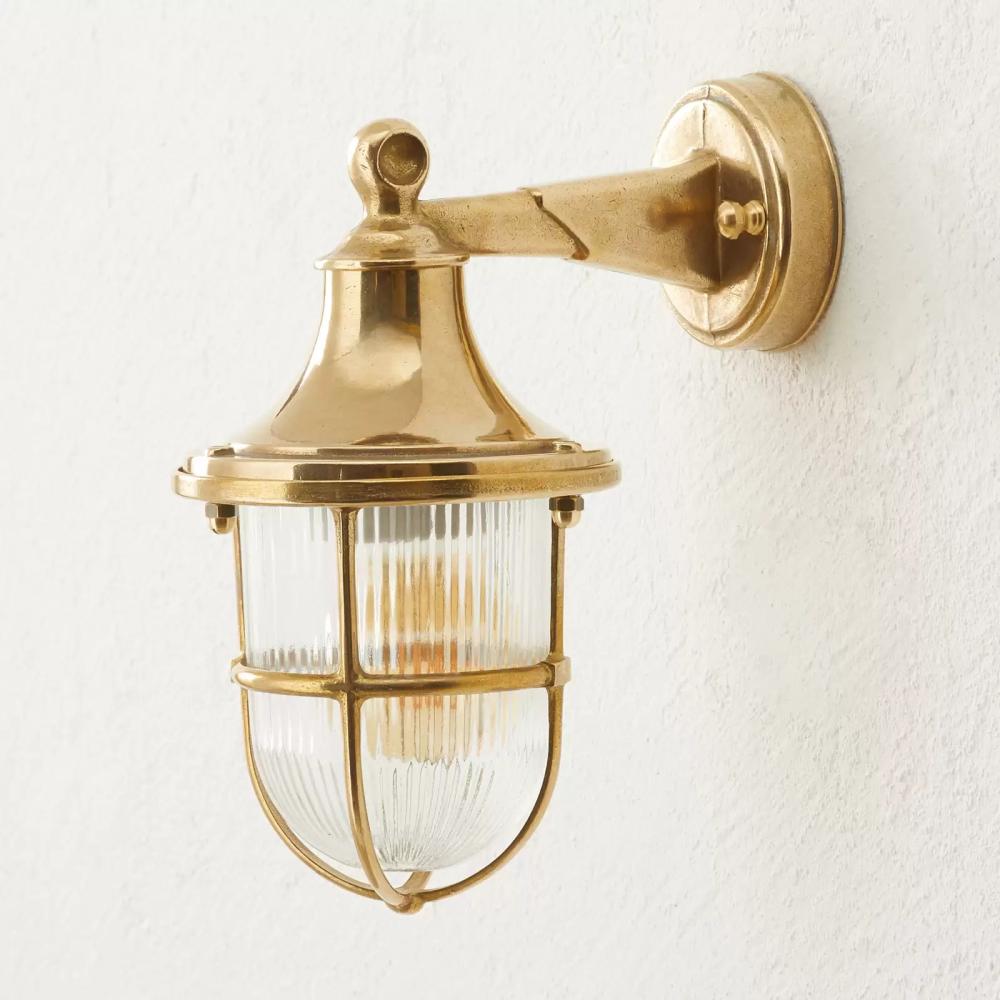 zlata zlata med mosadza vonkajsia nastavitelna svietidlo vonkajsia svietidlo prirodna med vintazna mediteranska klasicka priemyselna zahradna svietidla vonkajsie svietidla autovjazd vonkajsie lampy moretti luce lameridiana santorini 180.jpg
